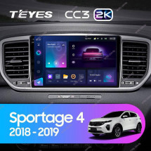 Штатная магнитола Teyes CC3 2K 4/32 Kia Sportage 4 QL (2018-2020) Тип-B