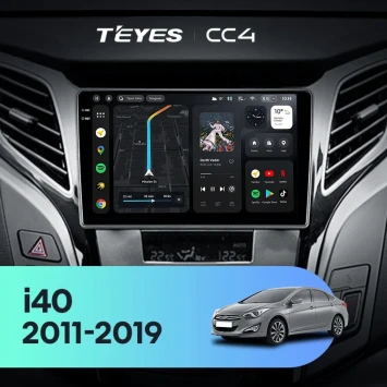 Штатная магнитола Teyes CC4 6/64 Hyundai i40 (2011-2019)