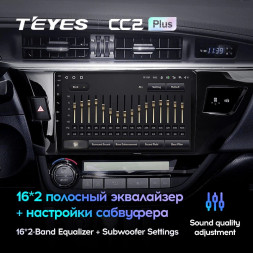 Штатная магнитола Teyes CC2 Plus 4/32 Toyota Corolla (2012-2016) Тип-A