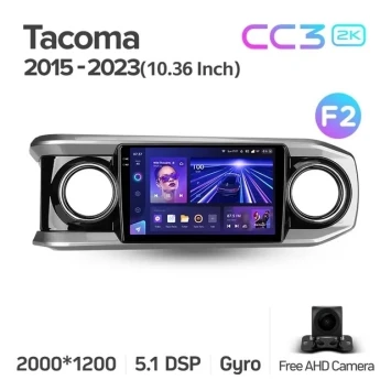 Штатная магнитола Teyes CC3 2K 4/64 Toyota Tacoma N300 (2015-2023) F2