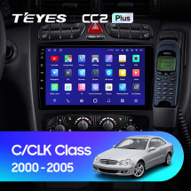 Штатная магнитола Teyes CC2L Plus 1/16 Mercedes Benz C/CLK Class S203 W203 W209 A209 (2000-2005)