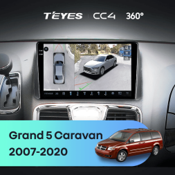 Штатная магнитола Teyes CC4 360 8/128 Dodge Grand 5 Caravan (2007-2020)