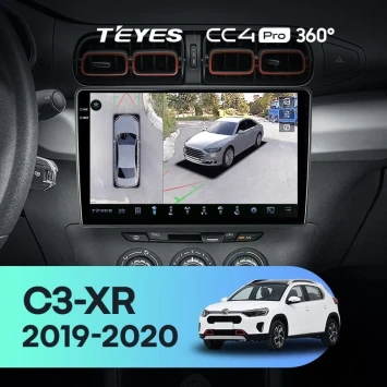Штатная магнитола Teyes CC4 Pro 360 8/128 Citroen C3-XR (2019-2020) F1