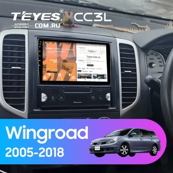 Штатная магнитола Teyes CC3L 4/64 Nissan Wingroad 3 Y12 (2005-2018)