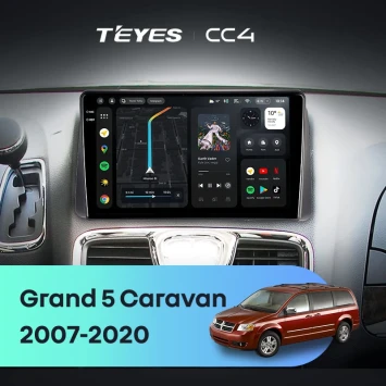 Штатная магнитола Teyes CC4 6/64 Dodge Grand 5 Caravan (2007-2020)