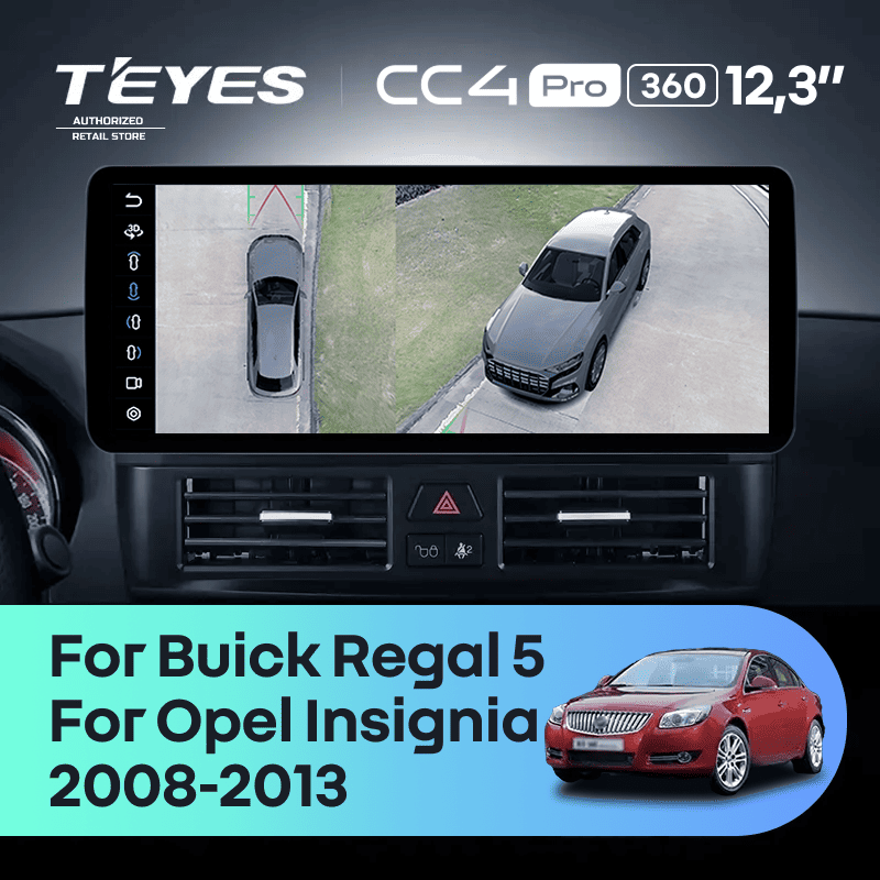 Штатная магнитола Teyes CC4 Pro 12.3" 360 8/128 Buick Regal 5 (2008-2013)