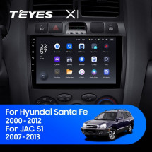 Штатная магнитола Teyes X1 4G 2/32 Hyundai Santa Fe SM (2000-2012)
