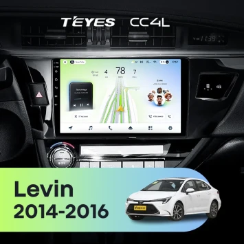 Штатная магнитола Teyes CC4L 4/64 Toyota Levin 1 E180 (2014-2016) Тип-A