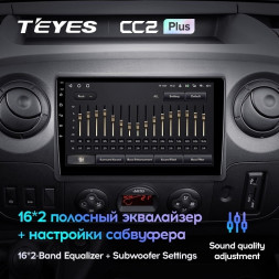 Штатная магнитола Teyes CC2 Plus 4/32 Nissan NV400 (2010-2020) (F2)
