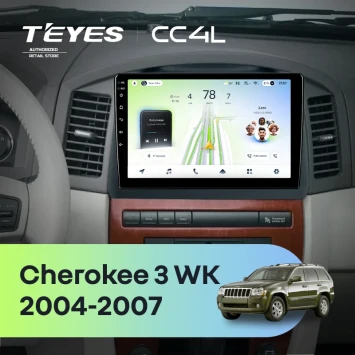 Штатная магнитола Teyes CC4L 6/64 с DTS Jeep Grand Cherokee 3 WK (2004-2007) F2