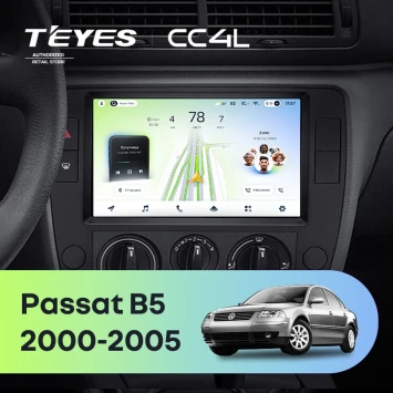 Штатная магнитола Teyes CC4L 6/64 с DTS Volkswagen Passat B5 (2000-2005)