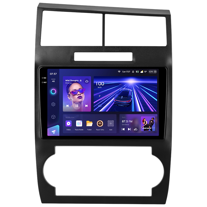 Переходная рамка Dodge Charger 6 LX (2005-2010) / Dodge Magnum 2 (2003-2007) (9&quot;)