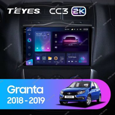 Штатная магнитола Teyes CC3 2K 4/32 Lada Granta Cross (2018-2023)