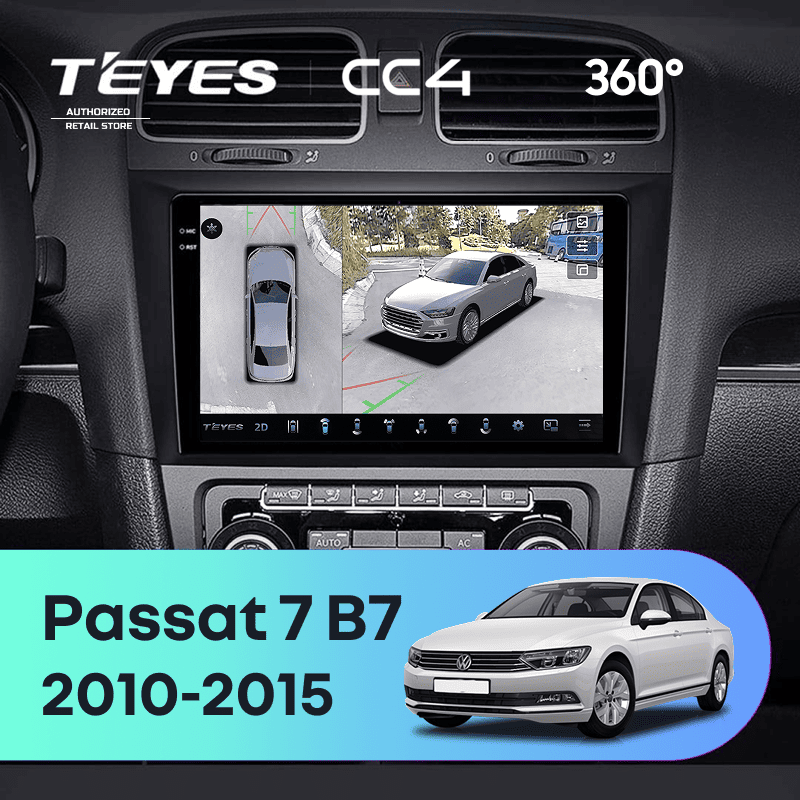 Штатная магнитола Teyes CC4 360 6/64 Volkswagen Passat 7 B7 (2010-2015)