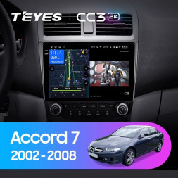 Штатная магнитола Teyes CC3 2K 4/64 Honda Accord 7 (2005-2008)
