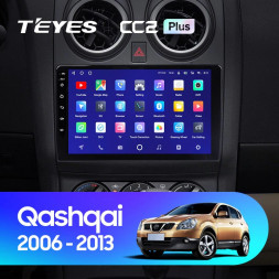Штатная магнитола Teyes CC2 Plus 4/32 Nissan Qashqai 1 J10 (2006-2013) F1