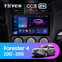 Штатная магнитола Teyes CC3 2K 6/128 Subaru Forester 4 SJ (2012-2015) Тип-A