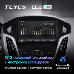 Штатная магнитола Teyes CC2 Plus 6/128 Ford Focus 3 (2011-2019)
