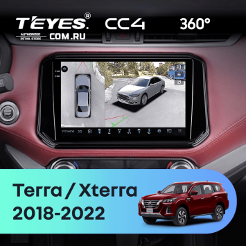 Штатная магнитола Teyes CC4 360 8/128 Nissan X-Terra (2018-2022)