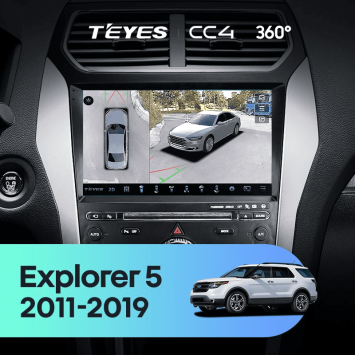 Штатная магнитола Teyes CC4 360 8/128 Ford Explorer 5 (2011-2019) Тип-B