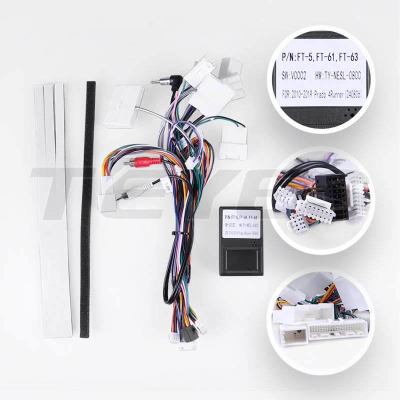 Переходная рамка Toyota Land Cruiser Prado 150 (2009-2013) (12,3&quot;)