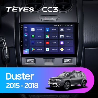 Штатная магнитола Teyes CC3 4/32 Renault Duster (2015-2021) F1