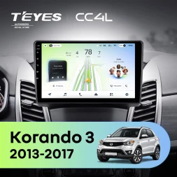 Штатная магнитола Teyes CC4L 4/64 SsangYong Korando 3 (2013-2017) (0din)
