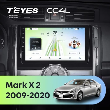 Штатная магнитола Teyes CC4L 4/64 Toyota Mark X 2 X130 (2009-2020)