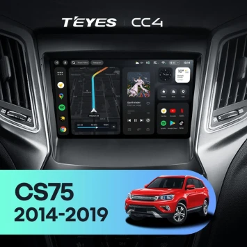 Штатная магнитола Teyes CC4 6/64 Changan CS75 (2014-2019)