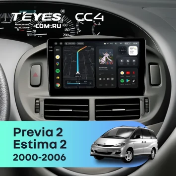 Штатная магнитола Teyes CC4 6/64 Toyota Estima 2 (2000-2006)