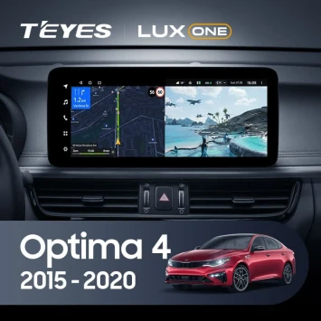 Штатная магнитола Teyes LUX ONE 6/128 Kia Optima 4 JF (2015-2020) Тип-A