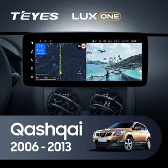 Штатная магнитола Teyes LUX ONE 4/32 Nissan Qashqai 1 J10 (2006-2013)