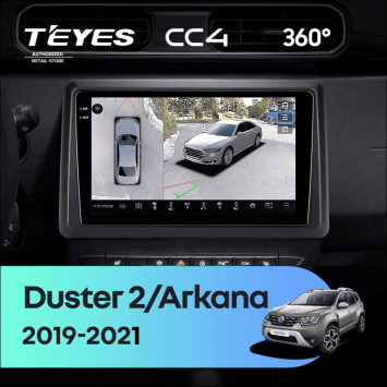 Штатная магнитола Teyes CC4 360 6/64 Renault Duster HM 2 (2020-2021) F2
