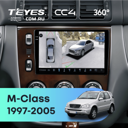 Штатная магнитола Teyes CC4 360 6/64 Mercedes ML W163 (1997-2005) (дерево)