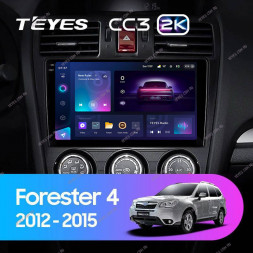 Штатная магнитола Teyes CC3 2K 6/128 Subaru Forester 4 SJ (2012-2015) Тип-B