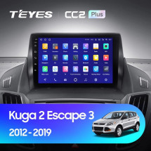 Штатная магнитола Teyes CC2 Plus 6/128 Ford Kuga 2 (2012-2019) Тип-A