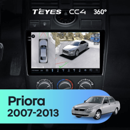 Штатная магнитола Teyes CC4 360 8/128 Lada Priora 1 (2007-2013) F1