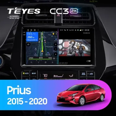 Штатная магнитола Teyes CC3 2K 360 6/128 Toyota Prius XW50 (2015-2020)