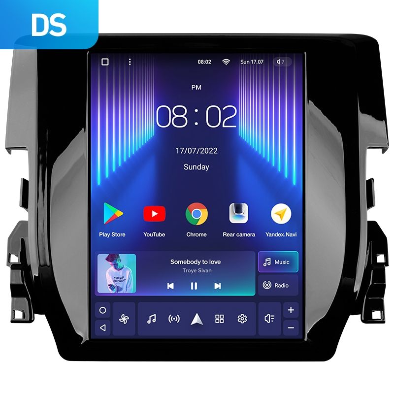 Переходная рамка Honda Civic 10 FC FK (2015-2020) (9,7&quot;)