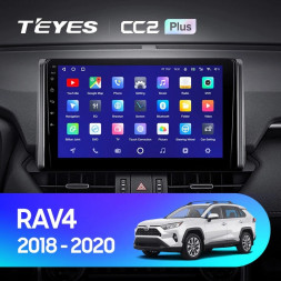Штатная магнитола Teyes CC2 Plus 4/64 Toyota RAV4 XA50 (2018-2020)