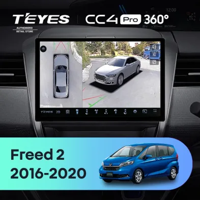 Штатная магнитола Teyes CC4 Pro 360 12/256 Honda Freed 2 (2016-2020) (11")