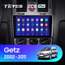 Штатная магнитола Teyes CC2 Plus 6/128 Hyundai Getz (2002-2011) F2
