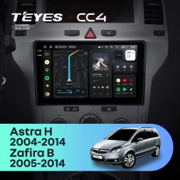Штатная магнитола Teyes CC4 8/128 Opel Zafira B (2005-2014) F2