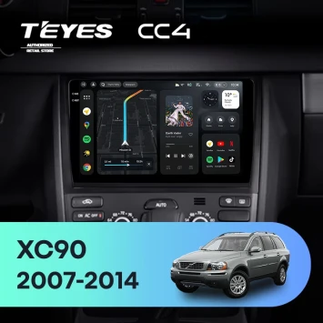 Штатная магнитола Teyes CC4 6/64 Volvo XC90 (2007-2014) F2 (комплект для установки нижней части)