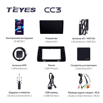 Штатная магнитола Teyes CC3L 4/64 Nissan Kicks P15 (2017-2021)