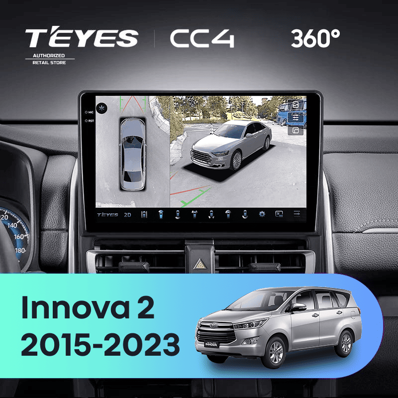 Штатная магнитола Teyes CC4 360 6/64 Toyota Innova 2 (2015-2023)
