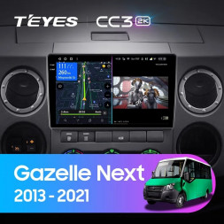 Штатная магнитола Teyes CC3 2K 6/128 GAZ Gazelle Next (2013-2021) F3