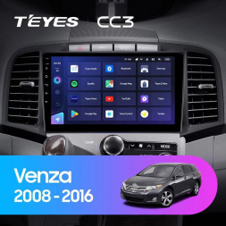 Штатная магнитола Teyes CC3 4/32 Toyota Venza 2008-2016