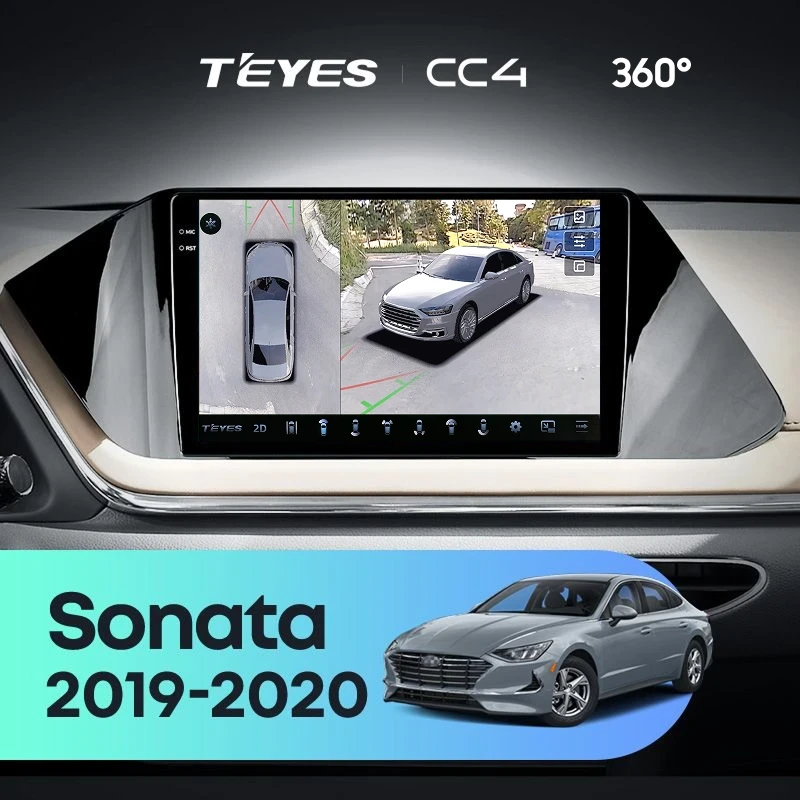 Штатная магнитола Teyes CC4 360 8/128 Hyundai Sonata DN8 (2019-2020) Тип-B