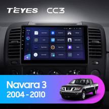 Штатная магнитола Teyes CC3 6/128 Nissan Navara 3 D40 (2004-2010)